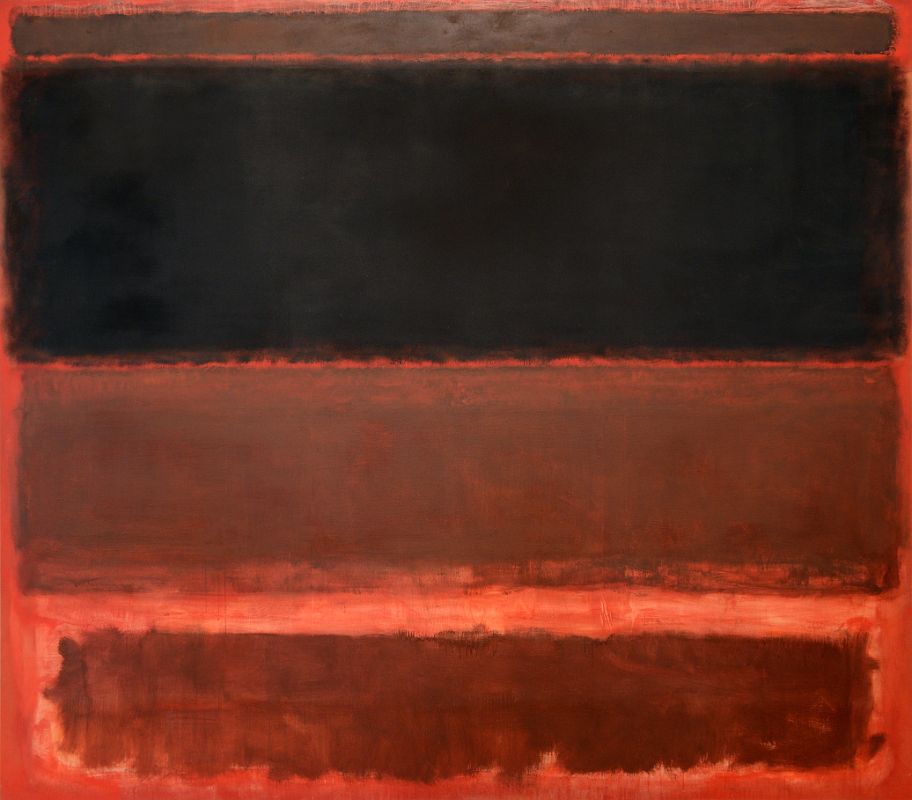 35 Four Darks in Red - Mark Rothko 1958 Whitney Museum Of American Art New York City